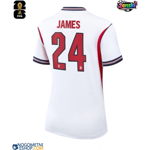 Ženski Nogometni dresi Anglija Reece James #24 Domači SP 2026 Kratek Rokav